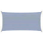 Vela da ombra solare Blu e Bianco 6 x 3 m