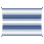 Vela da ombra solare Blu e Bianco 5 × 3,5 m