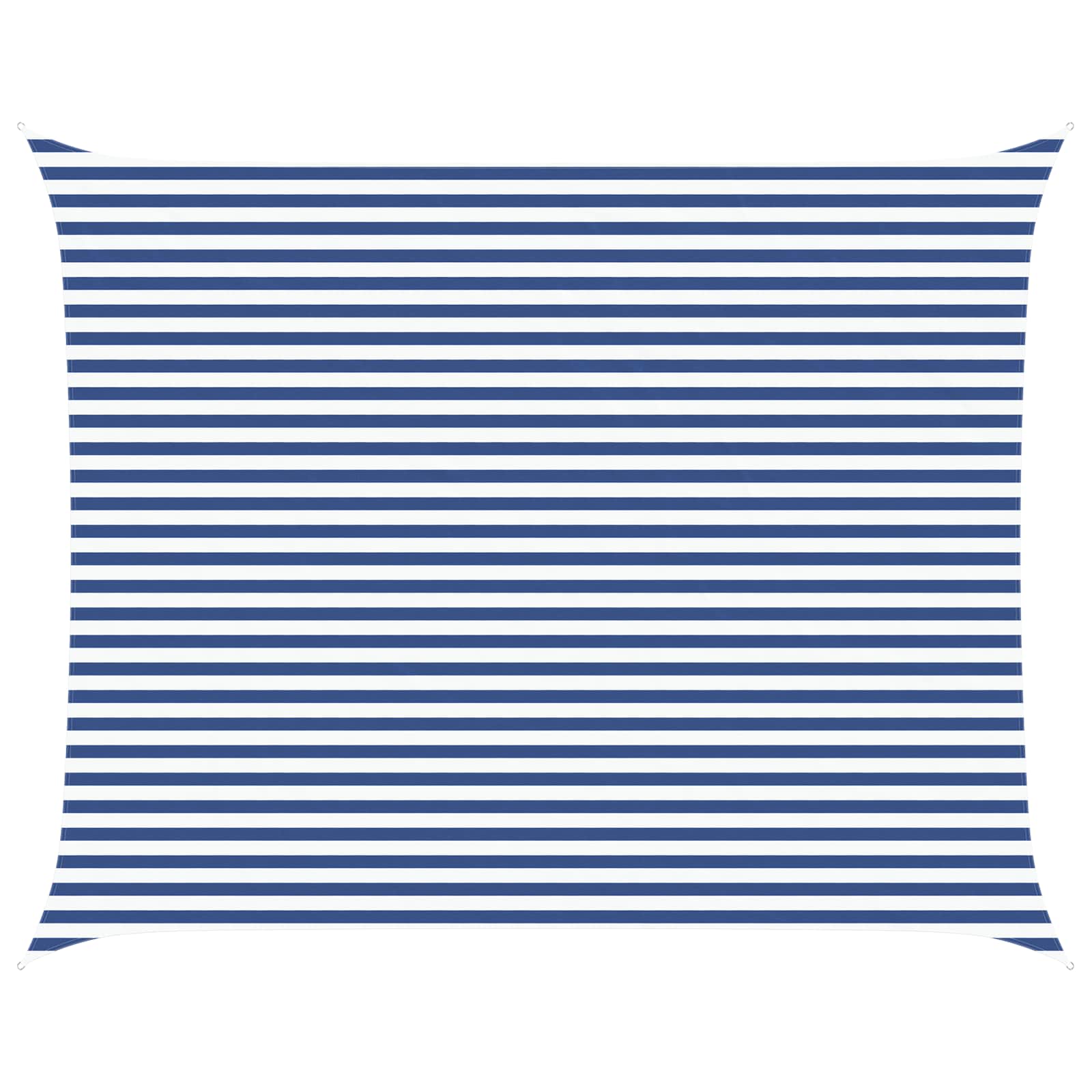 Vela da ombra solare Blu e Bianco 5 x 4 m