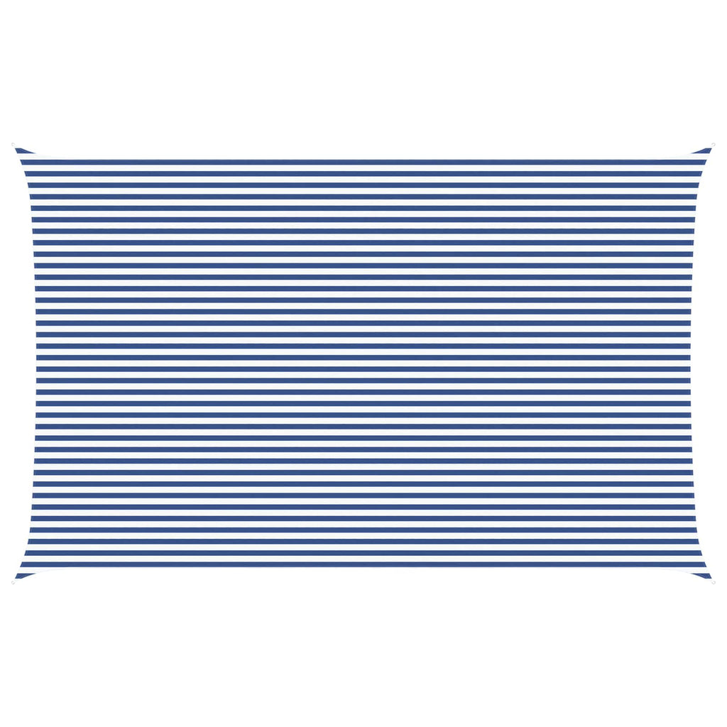 Vela da ombra solare Blu e Bianco 8 x 5 m