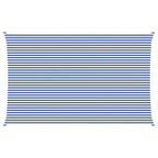 Vela da ombra solare Blu e Bianco 8 x 5 m