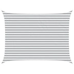 Vela da ombra solare Grigio chiaro e bianco 4 × 3 m