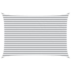 Vela da ombra solare Grigio chiaro e bianco 4,5 × 3 m
