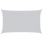 Vela da ombra solare Grigio chiaro e bianco 5 x 3 m
