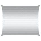 Vela da ombra solare Grigio chiaro e bianco 5 x 4 m