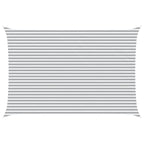 Vela da ombra solare Grigio chiaro e bianco 6 x 4 m