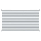 Vela da ombra solare Grigio chiaro e bianco 7 x 4 m