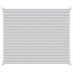 Vela da ombra solare Grigio chiaro e bianco 6 x 5 m
