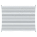 Vela da ombra solare Grigio chiaro e bianco 8 x 6 m