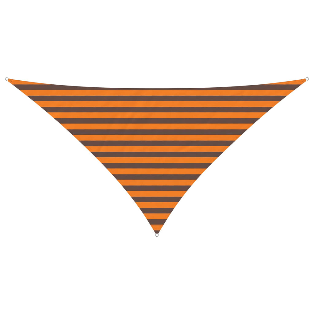 Vela da ombra solare Arancione e Marrone 2,5 x 2,5 x 3,5 m
