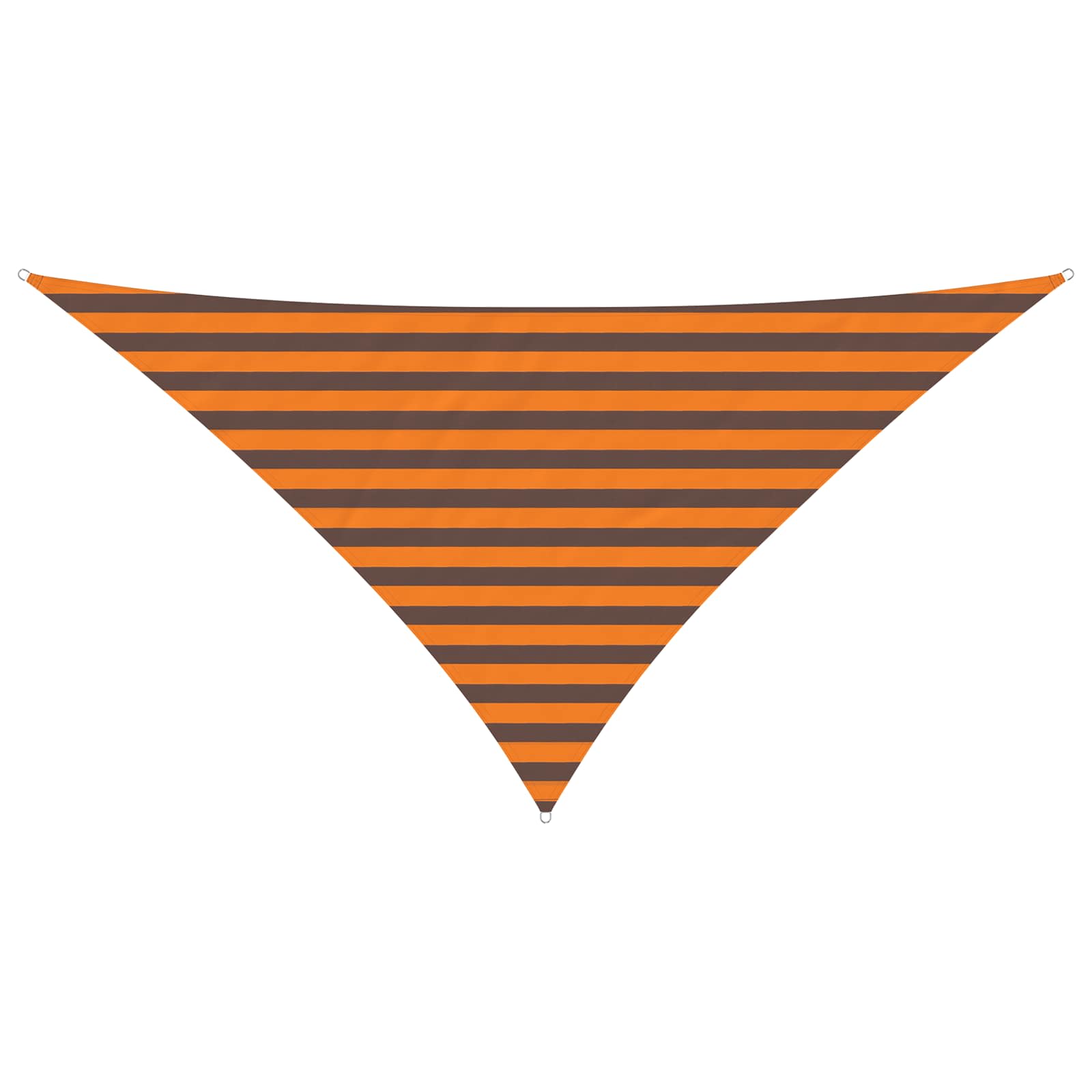Vela da ombra solare Arancione e Marrone 2,5 x 2,5 x 3,5 m