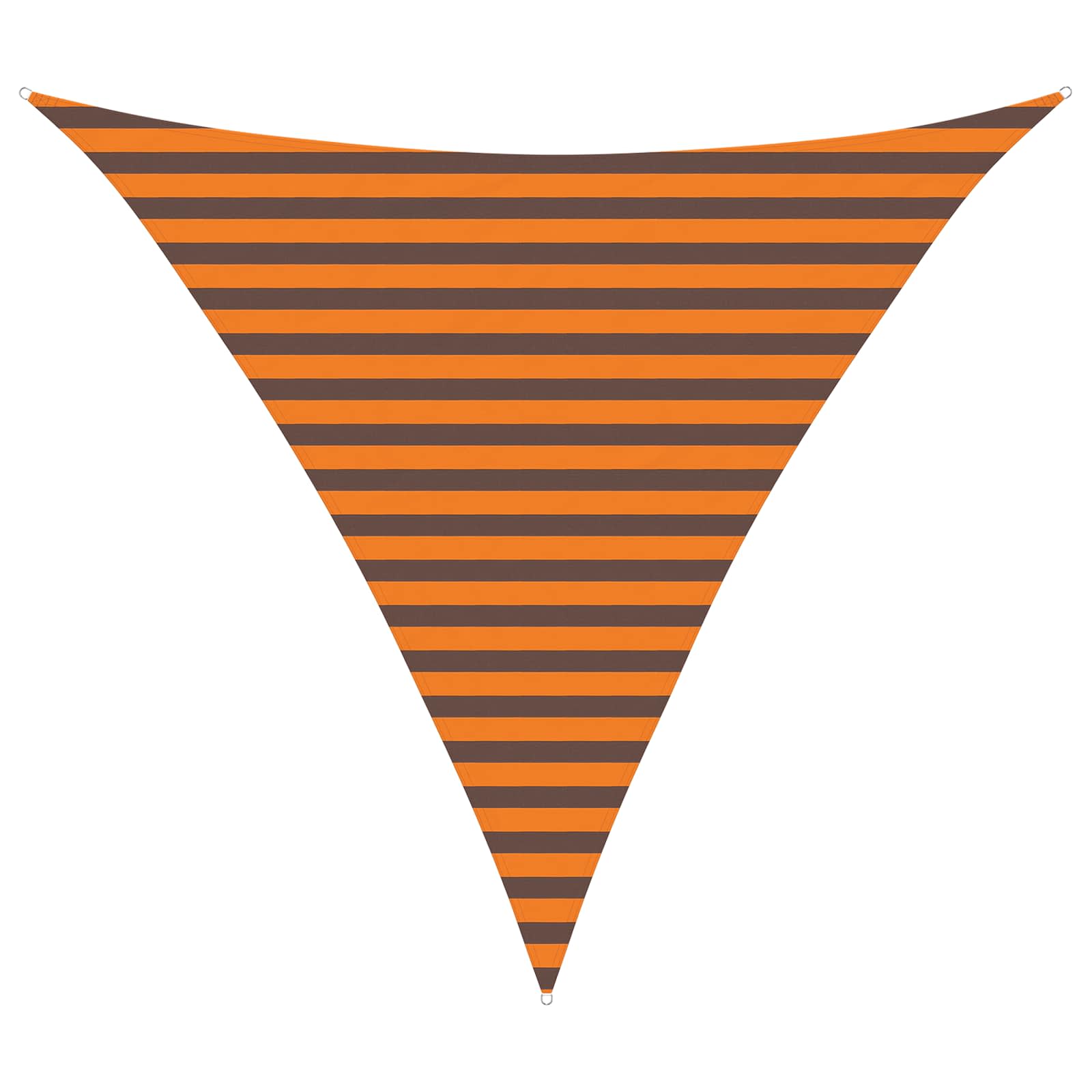 Vela da ombra solare Arancione e Marrone 3 x 3 x 3 m