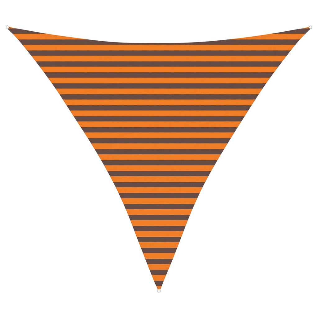 Vela da ombra solare Arancione e Marrone 3,6 x 3,6 x 3,6 m