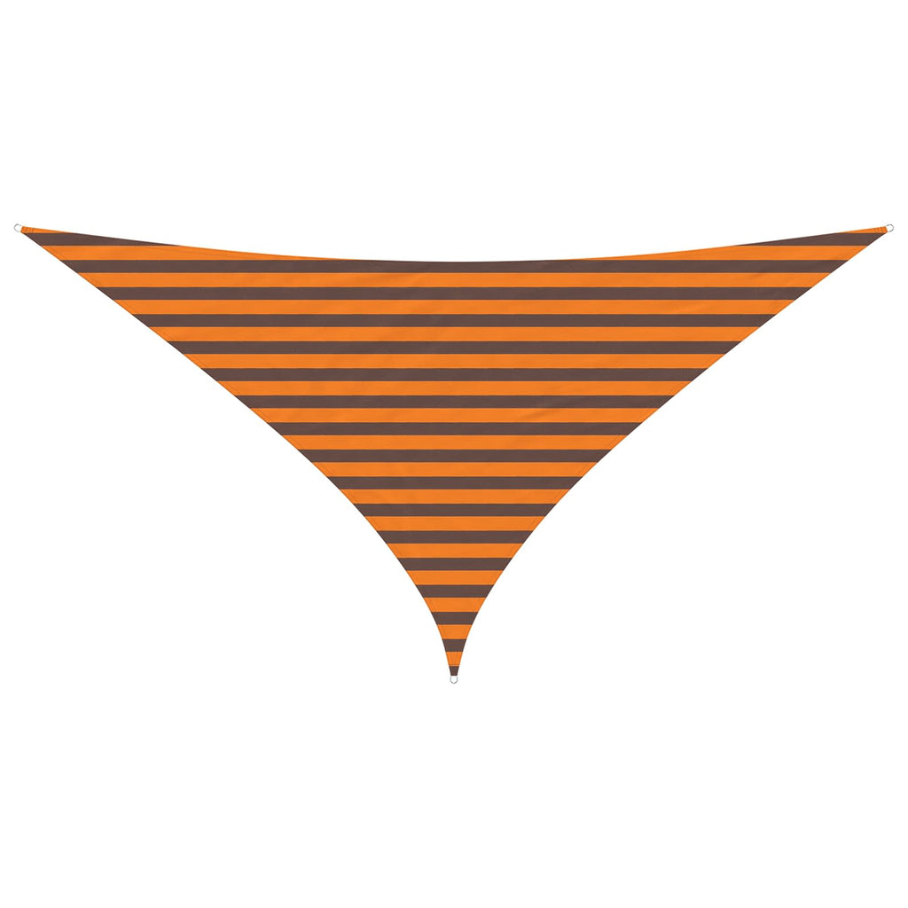Vela da ombra solare Arancione e Marrone 3 x 3 x 4,24 m