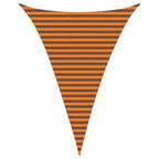 Vela da ombra solare Arancione e Marrone 3 x 4 x 4 m
