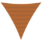 Vela da ombra solare Arancione e Marrone 4 x 4 x 4 m