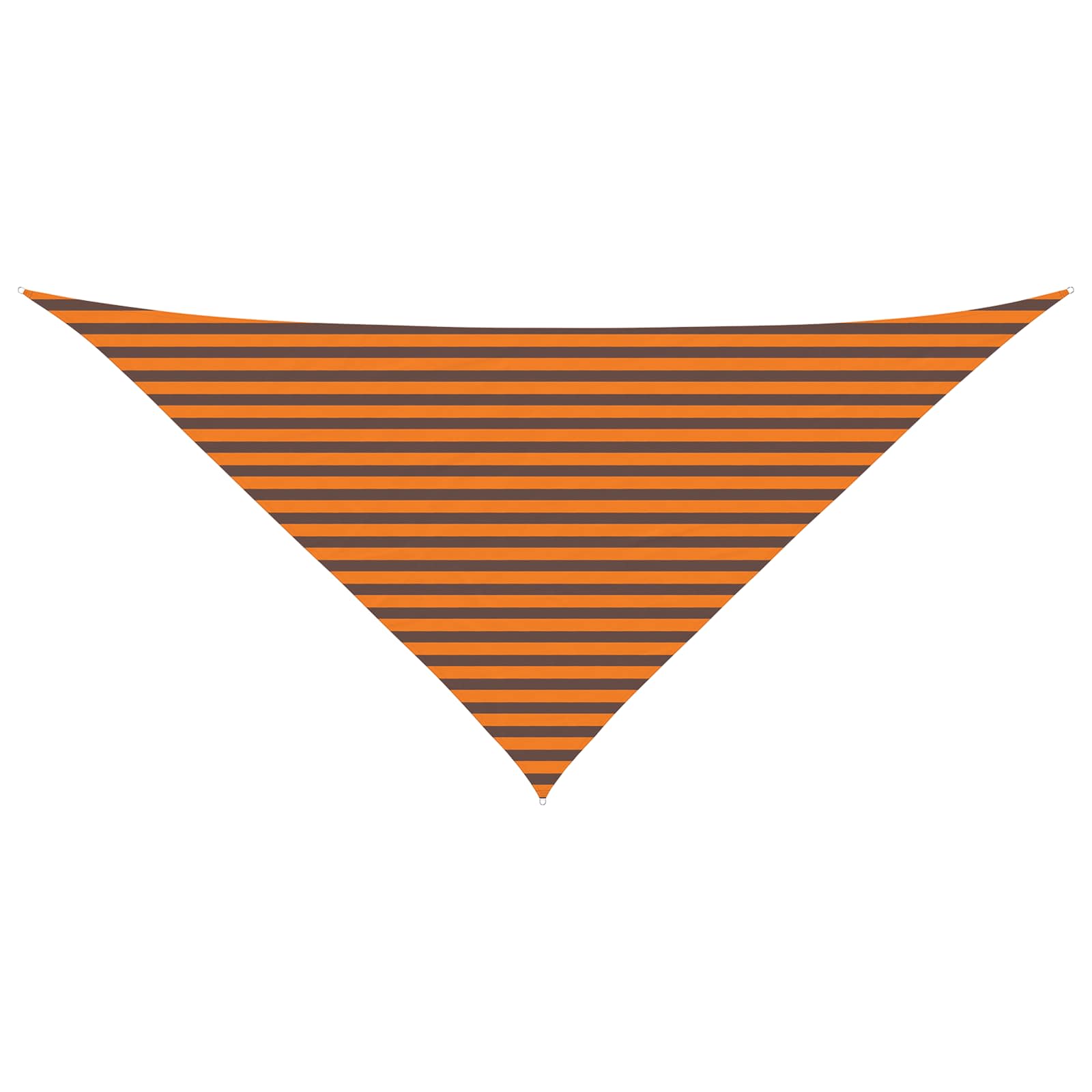 Vela da ombra solare Arancione e Marrone 4 x 4 x 5,8 m