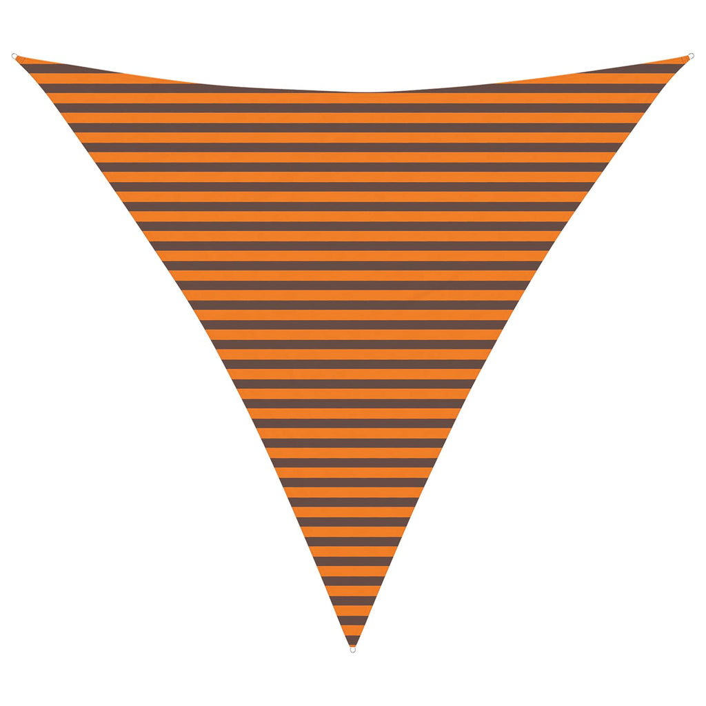 Vela da ombra solare Arancione e Marrone 4,5 x 4,5 x 4,5 m