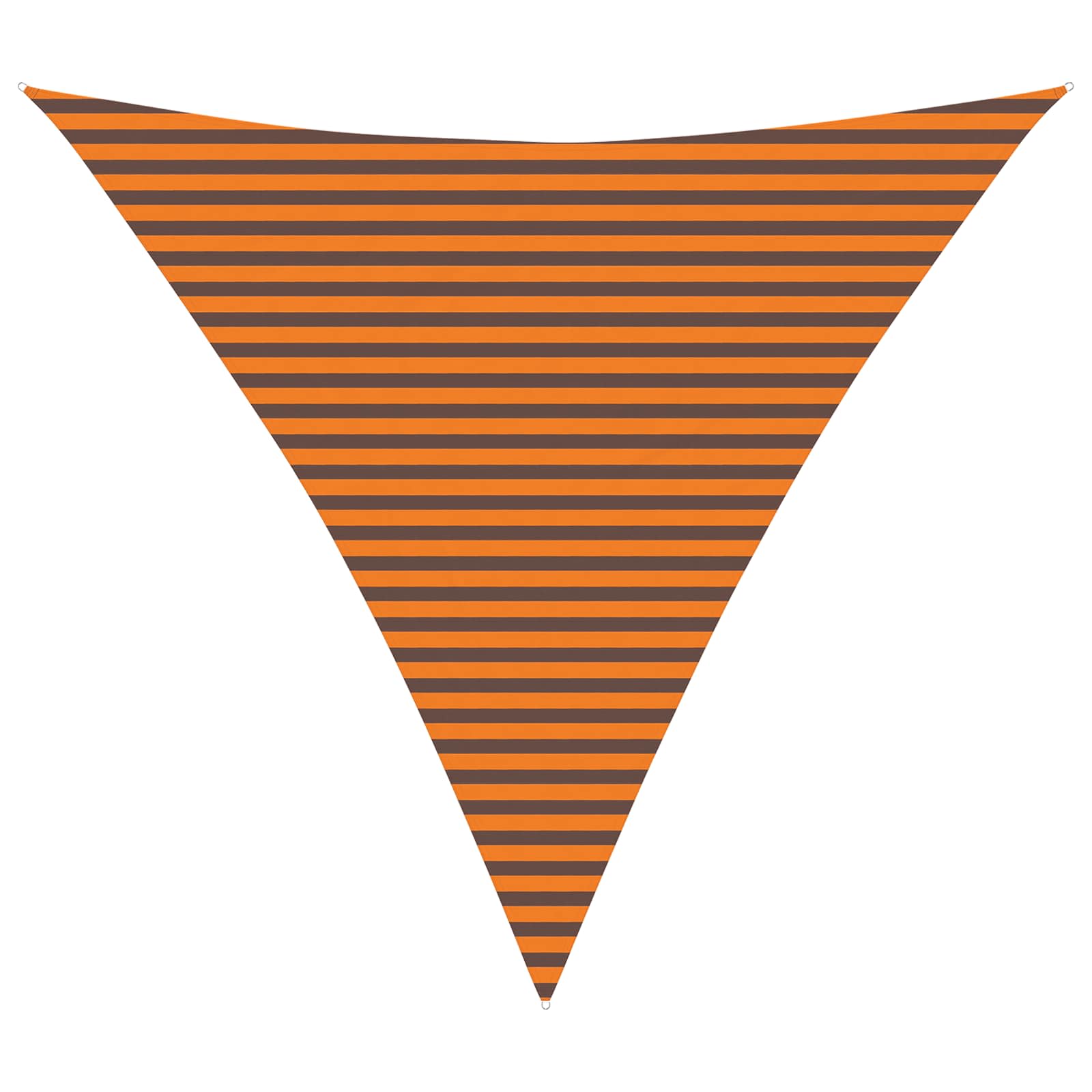 Vela da ombra solare Arancione e Marrone 4,5 x 4,5 x 4,5 m