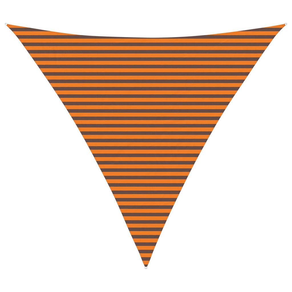 Vela da ombra solare Arancione e Marrone 5 x 5 x 5 m