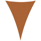 Vela da ombra solare Arancione e Marrone 5 x 7 x 7 m