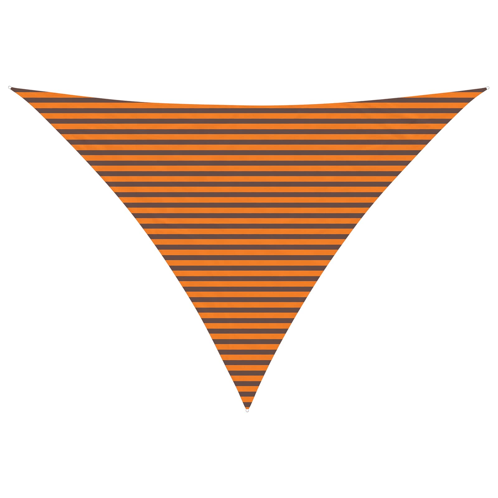 Vela da ombra solare Arancione e Marrone 5 x 5 x 6 m