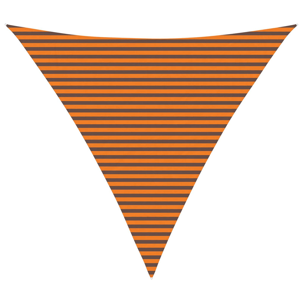 Vela da ombra solare Arancione e Marrone 6 x 6 x 6 m