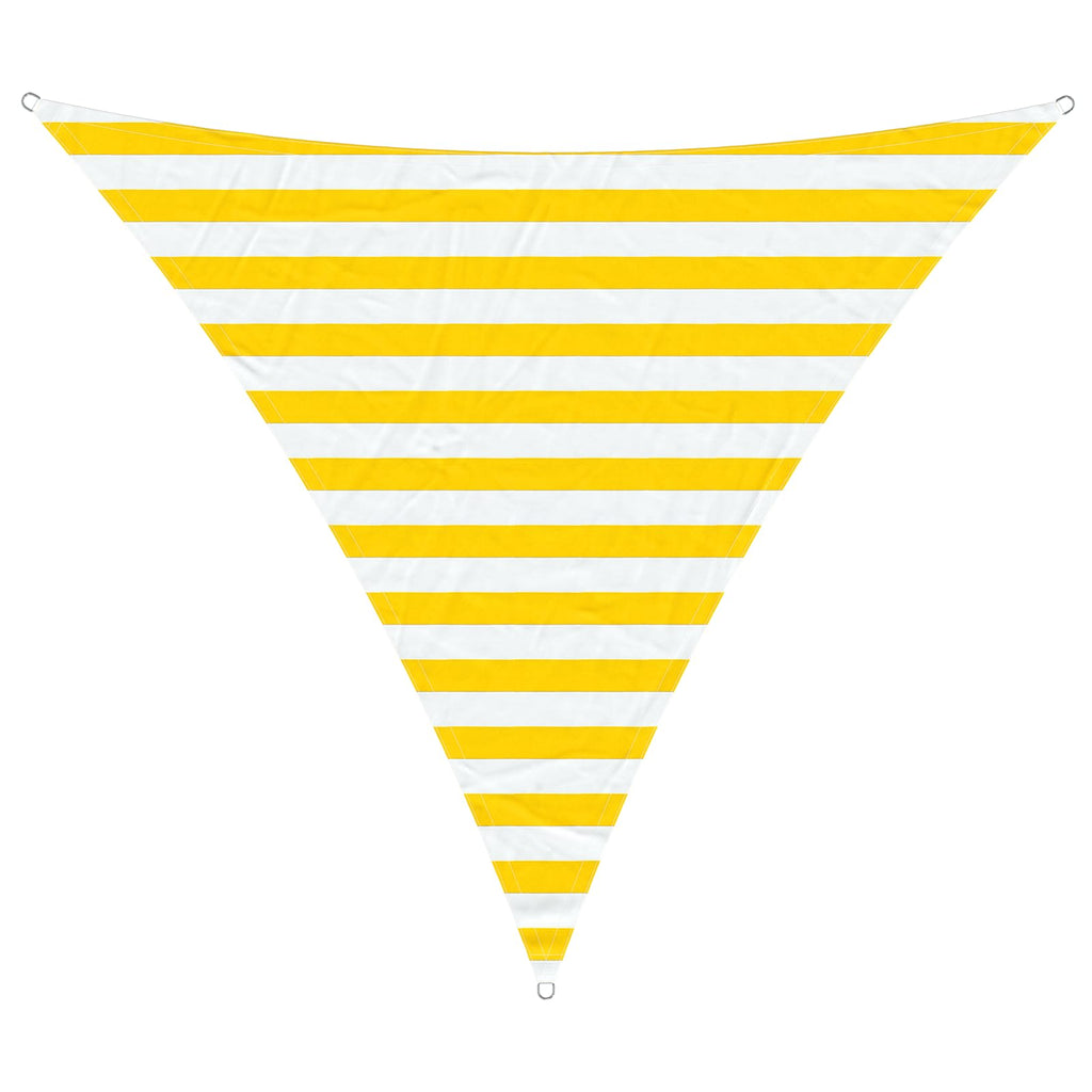 Vela da ombra solare Giallo e Bianco 2 x 2 x 2 m