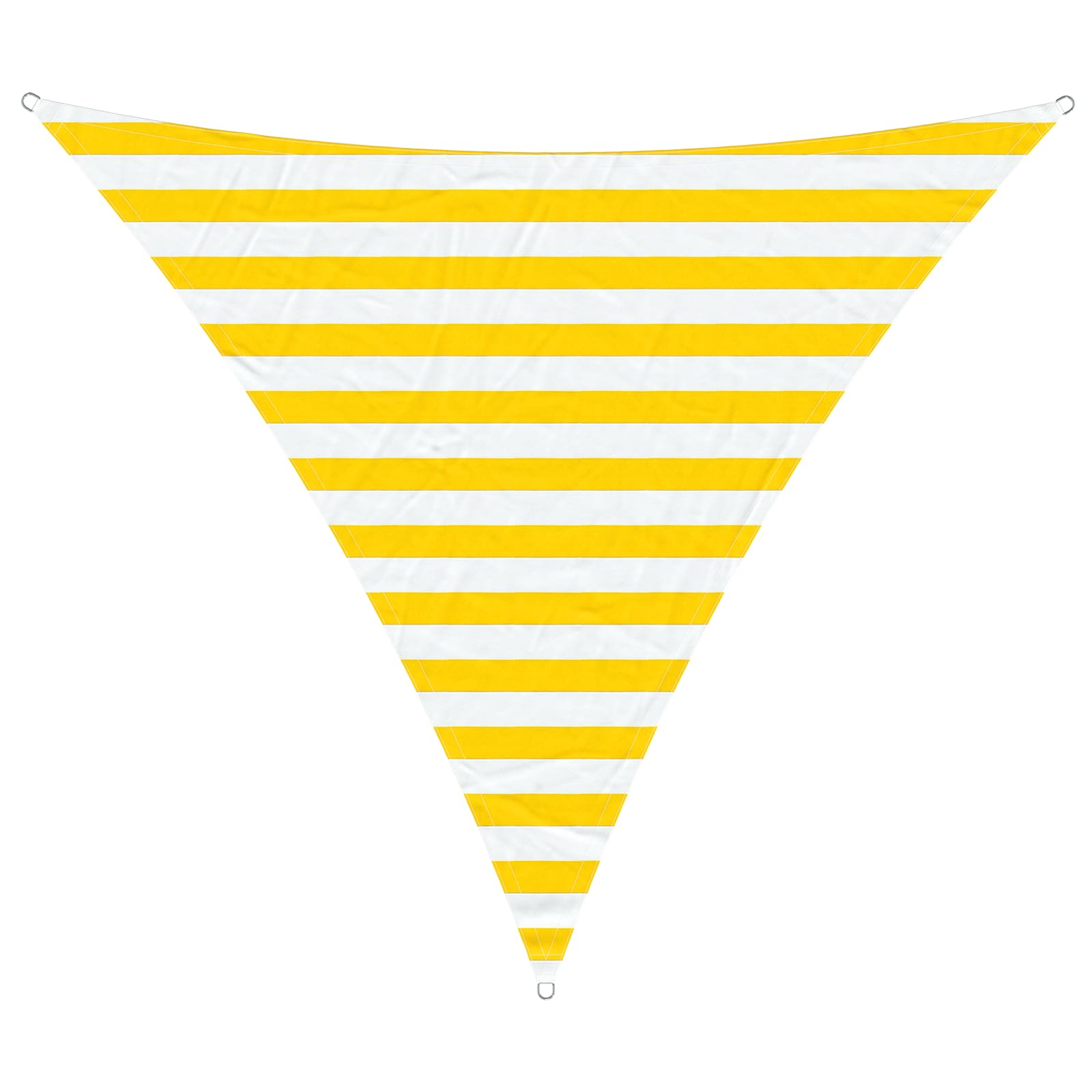 Vela da ombra solare Giallo e Bianco 2 x 2 x 2 m