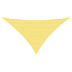 Vela da ombra solare Giallo e Bianco 7 x 5 x 5 m