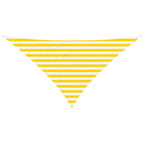 Vela da ombra solare Giallo e Bianco 2,5 x 2,5 x 3,5 m