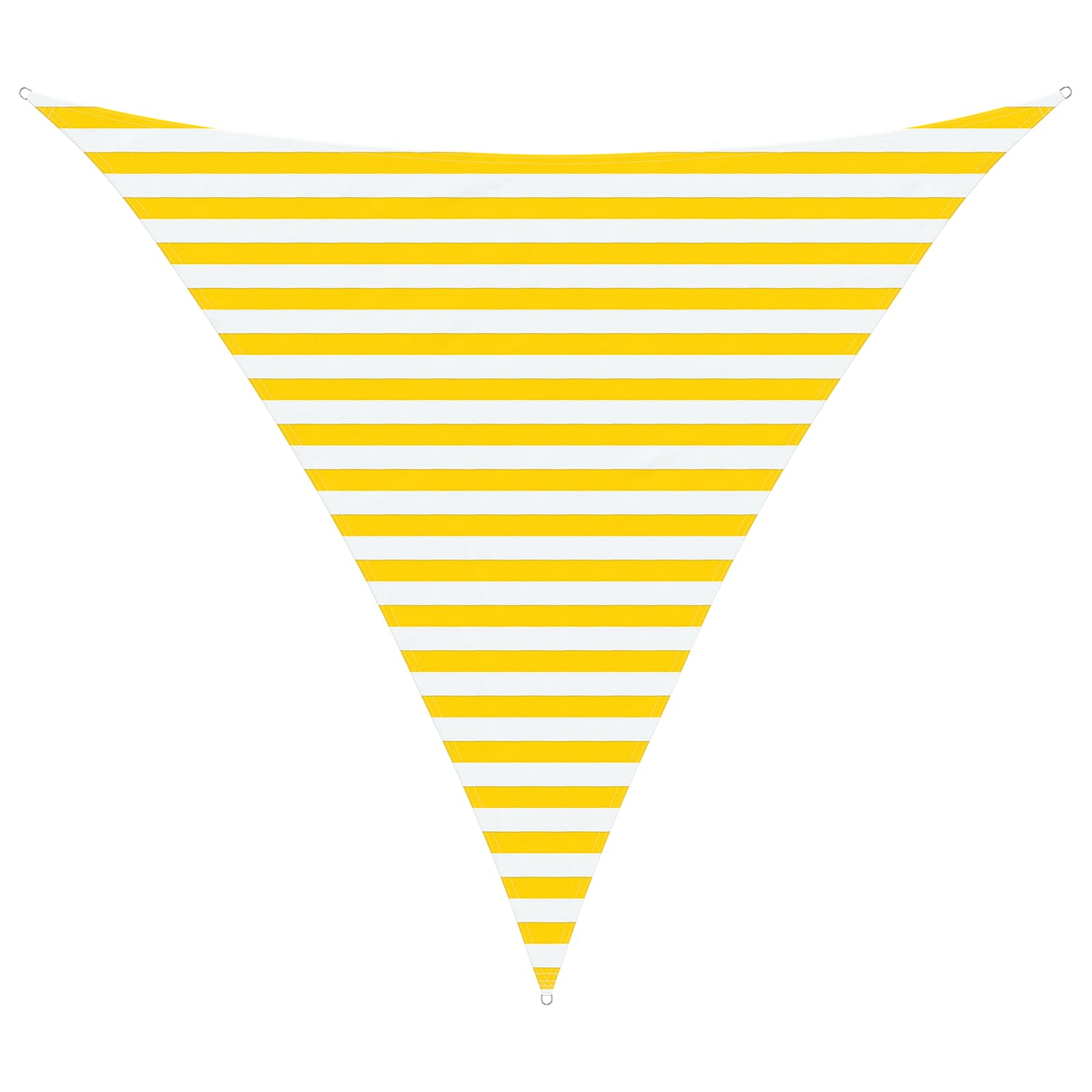Vela da ombra solare Giallo e Bianco 3 x 3 x 3 m
