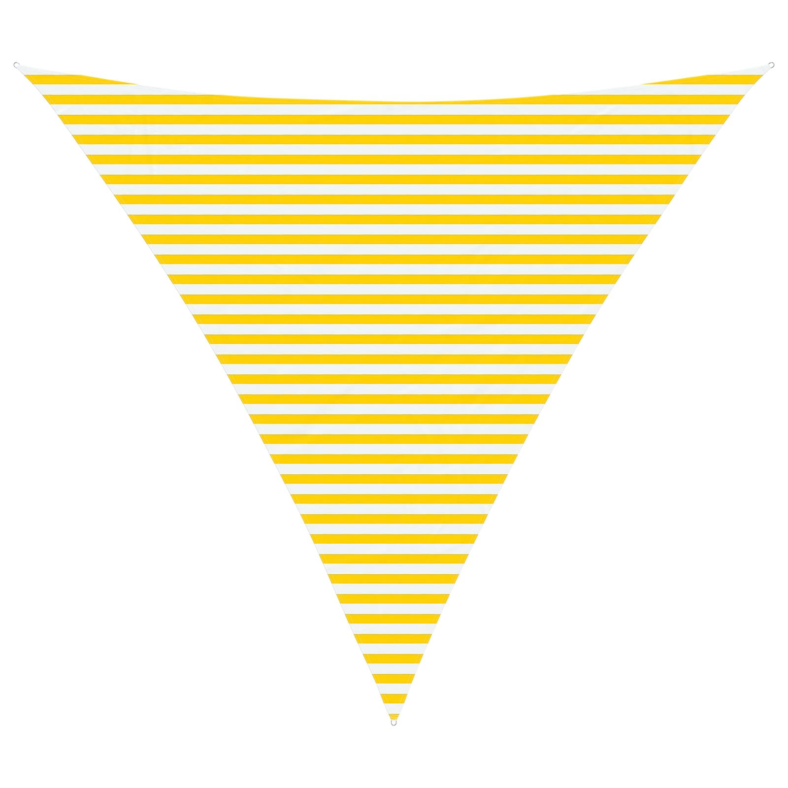 Vela da ombra solare Giallo e Bianco 5 x 5 x 5 m
