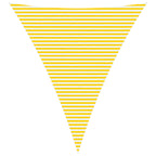 Vela da ombra solare Giallo e Bianco 5 x 6 x 6 m