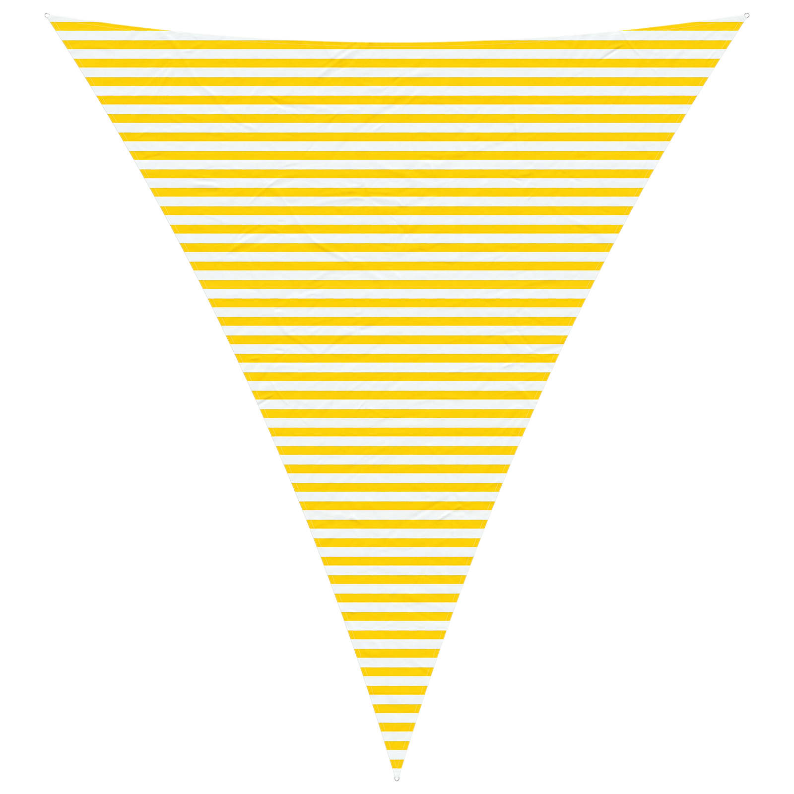 Vela da ombra solare Giallo e Bianco 5 x 6 x 6 m