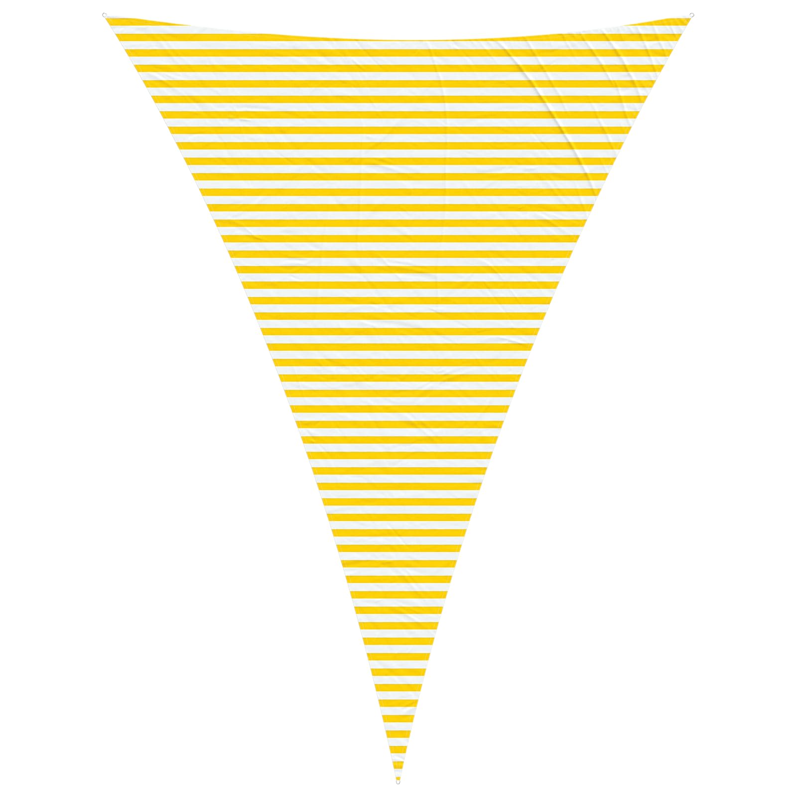 Vela da ombra solare Giallo e Bianco 5 x 7 x 7 m