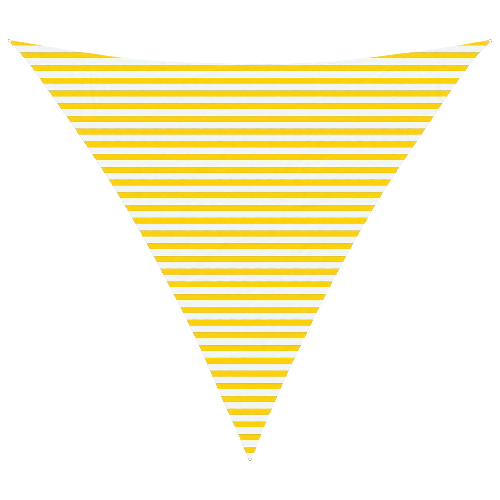 Vela da ombra solare Giallo e Bianco 6 x 6 x 6 m