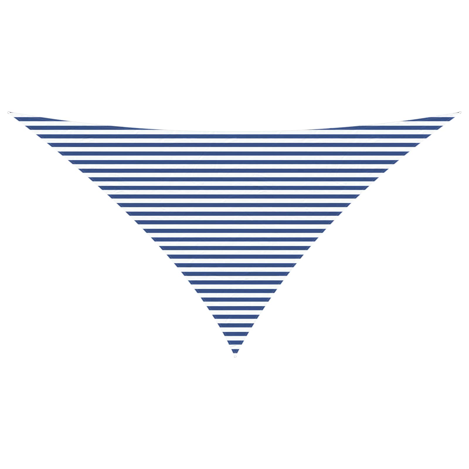 Vela da ombra solare Blu e Bianco 7 x 5 x 5 m