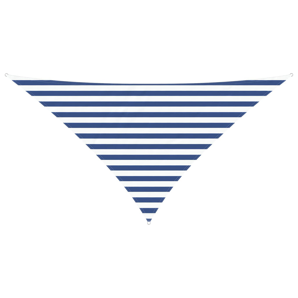 Vela da ombra solare Blu e Bianco 2,5 x 2,5 x 3,5 m
