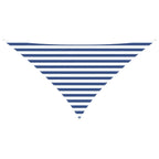 Vela da ombra solare Blu e Bianco 2,5 x 2,5 x 3,5 m
