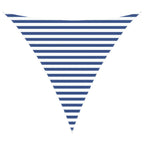 Vela da ombra solare Blu e Bianco 3 x 3 x 3 m