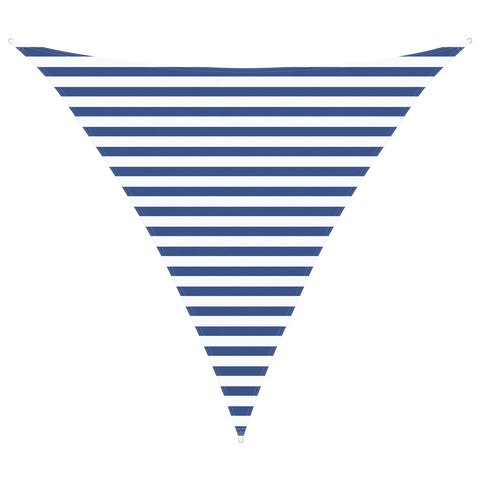Vela da ombra solare Blu e Bianco 3 x 3 x 3 m