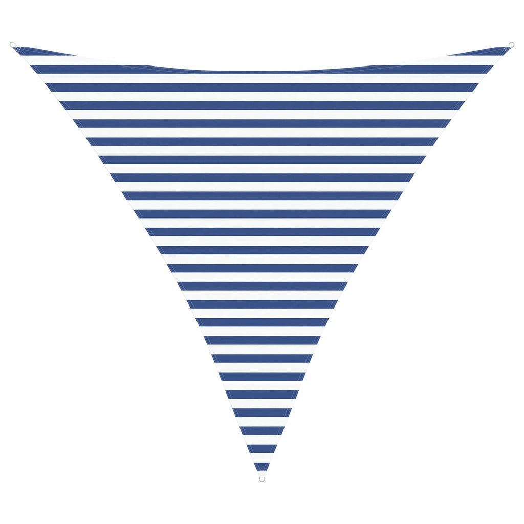 Vela da ombra solare Blu e Bianco 3,6 x 3,6 x 3,6 m