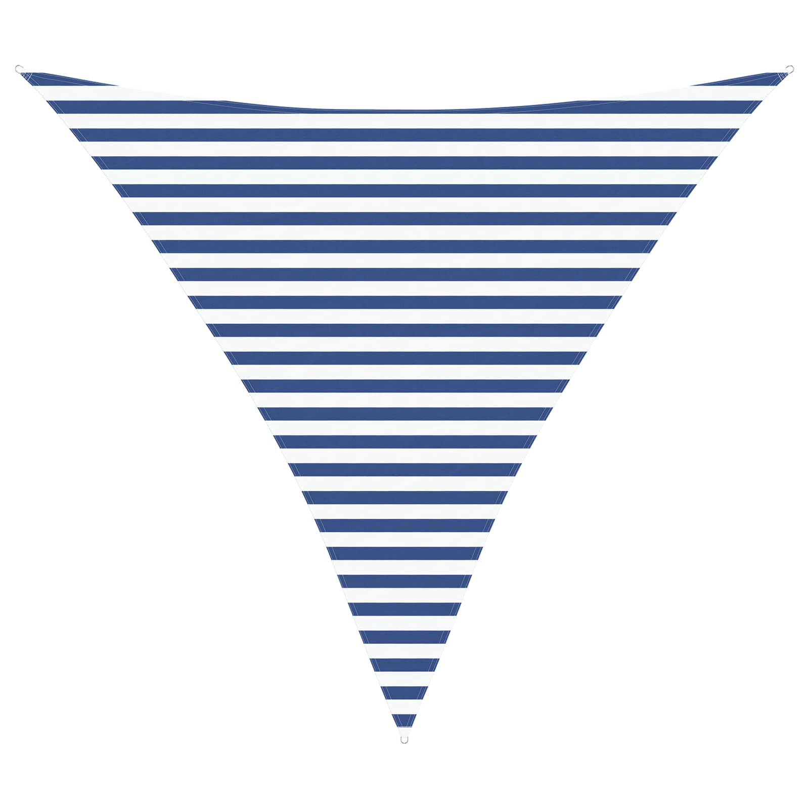 Vela da ombra solare Blu e Bianco 3,6 x 3,6 x 3,6 m