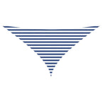 Vela da ombra solare Blu e Bianco 3 x 3 x 4,24 m