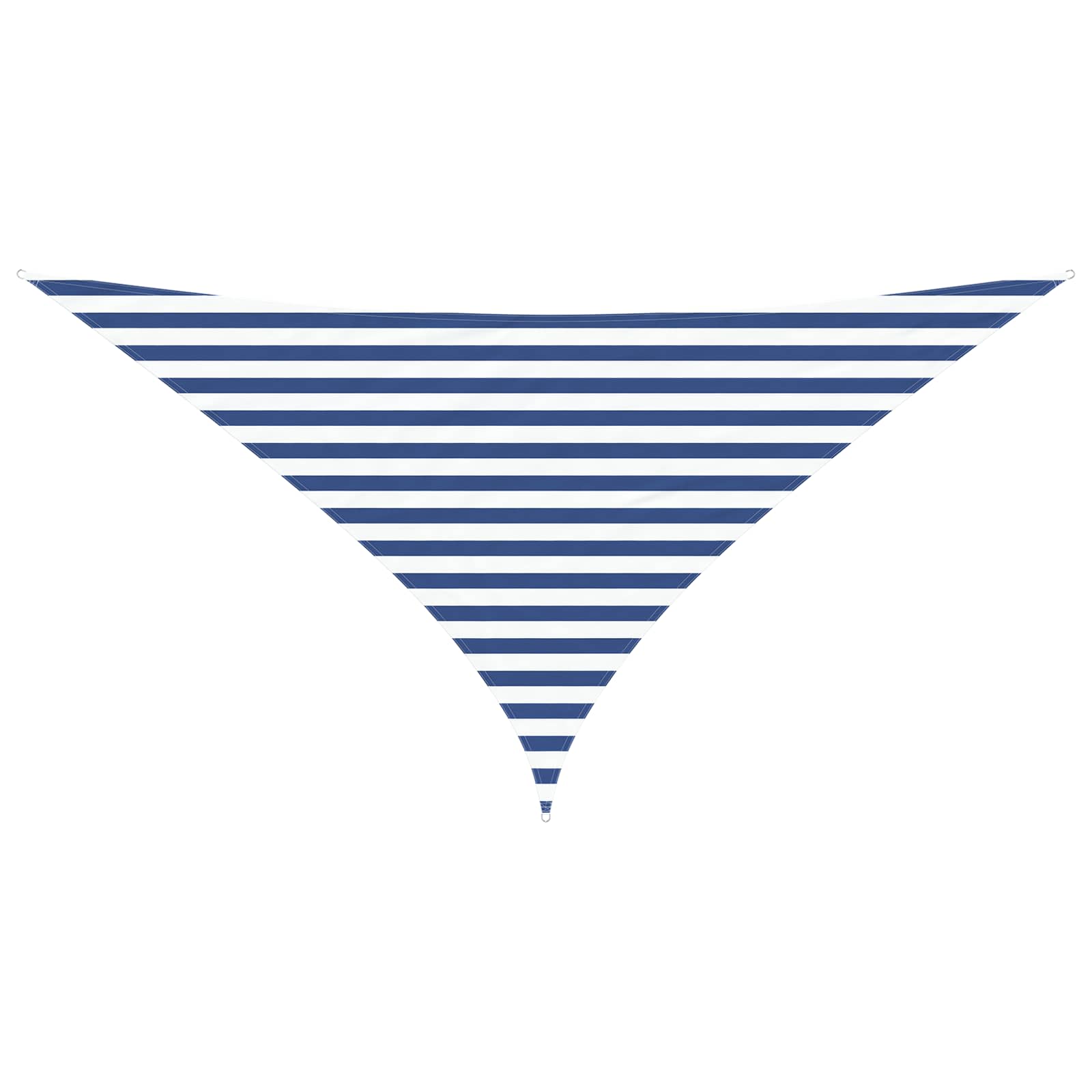 Vela da ombra solare Blu e Bianco 3 x 3 x 4,24 m