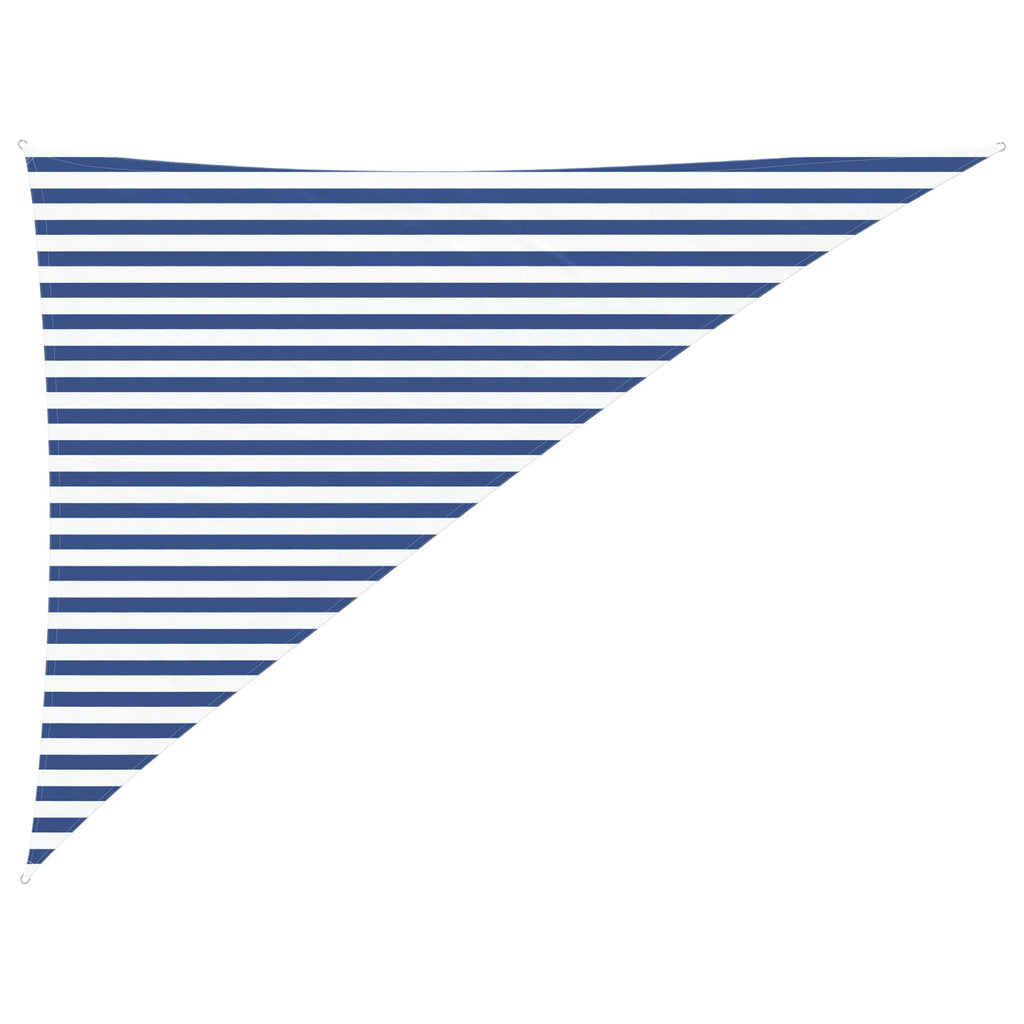 Vela da ombra solare Blu e Bianco 3 x 4 x 5 m