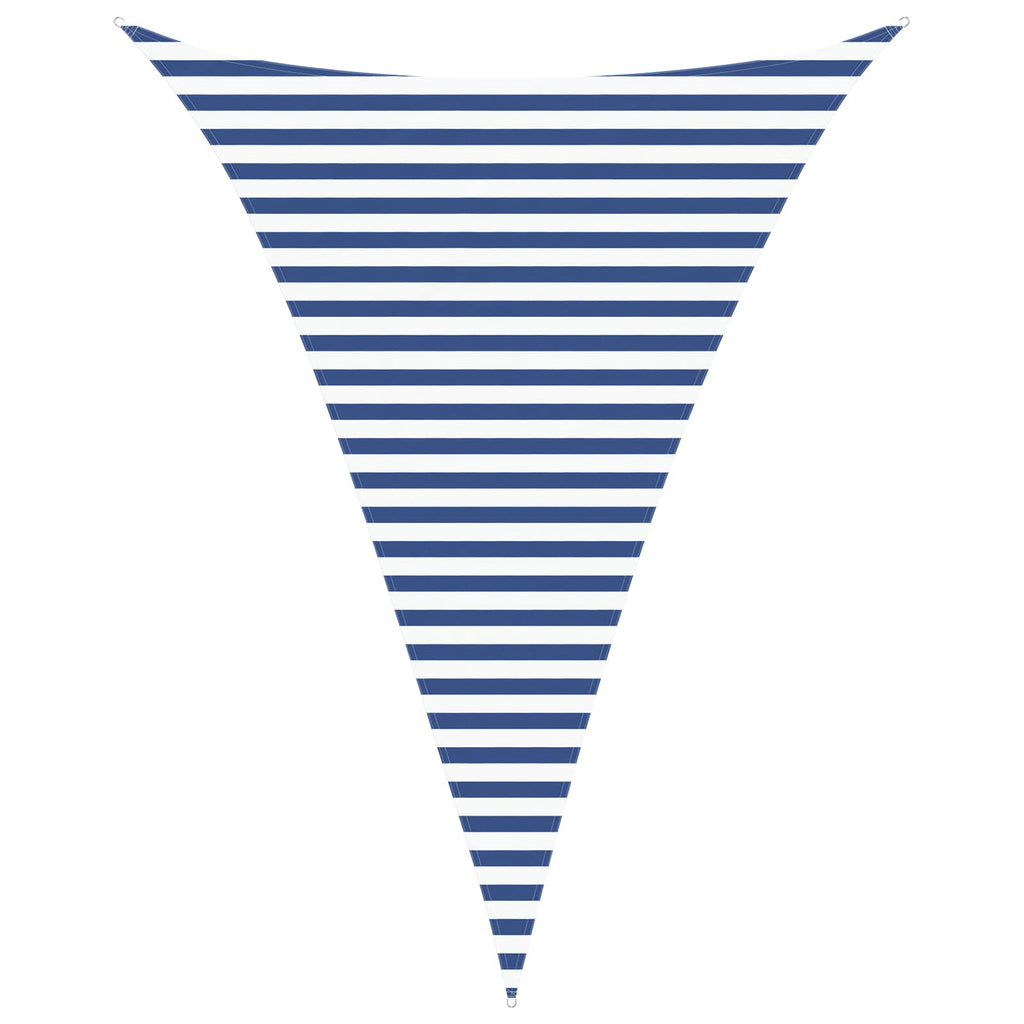 Vela da ombra solare Blu e Bianco 3 x 4 x 4 m