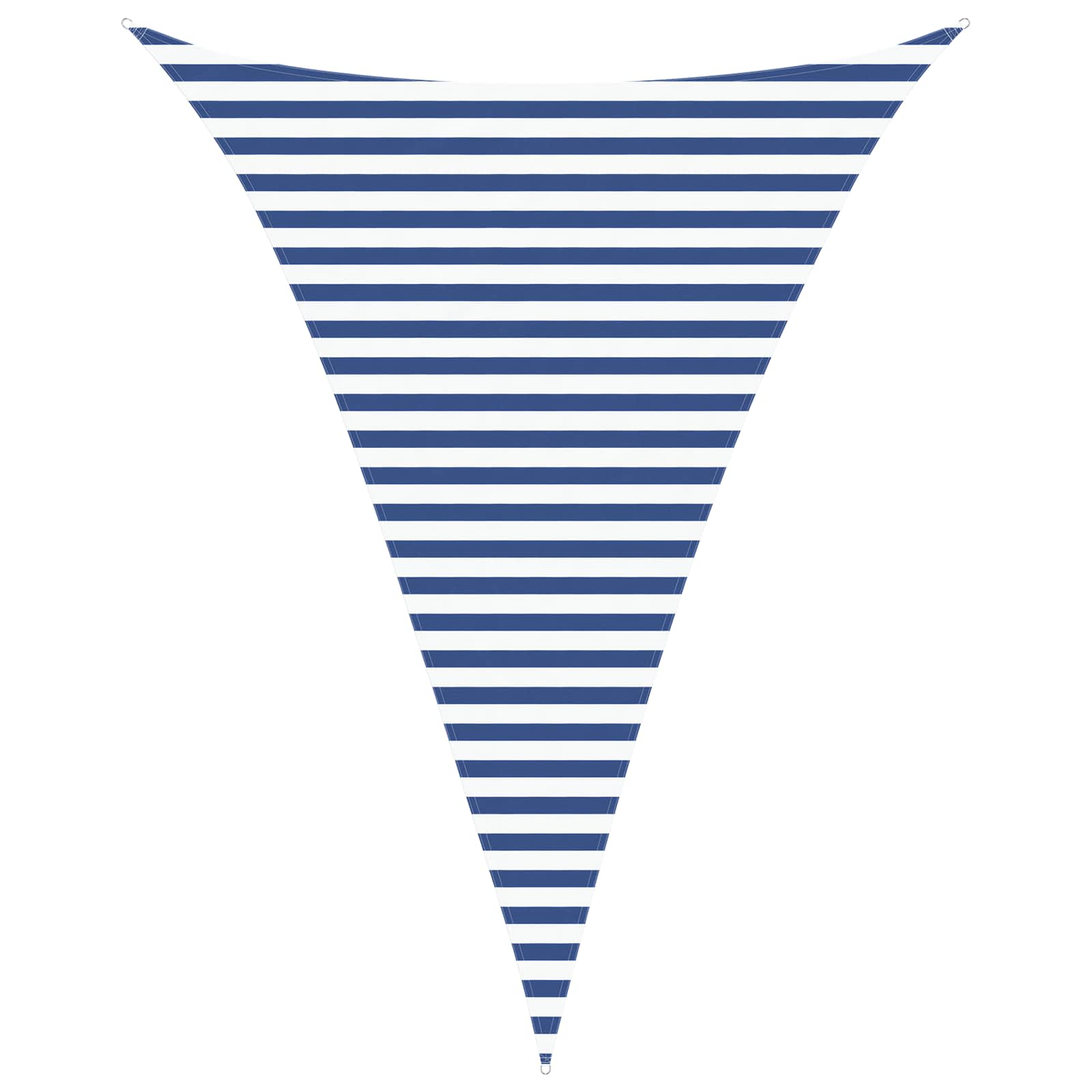 Vela da ombra solare Blu e Bianco 3 x 4 x 4 m