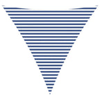 Vela da ombra solare Blu e Bianco 4 x 4 x 4 m